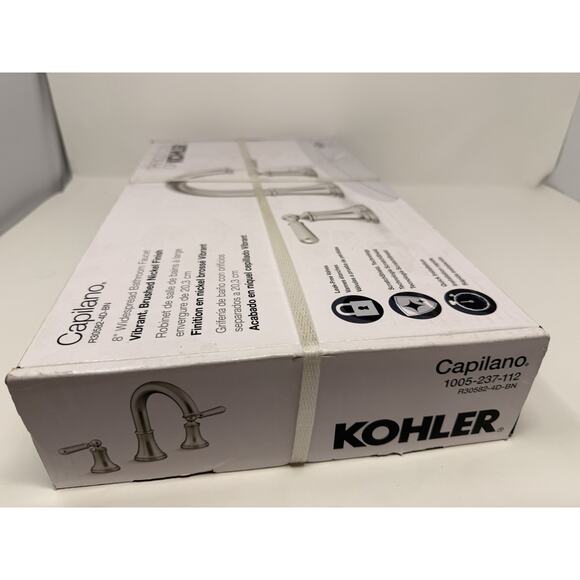 KOHLER Capilano 8 in. Widespread 2-Handle Bathroom Faucet in Brushed Nickel - Picture 2 of 3